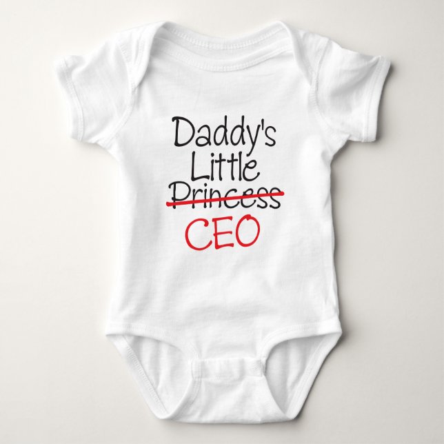 Daddy's Little Princess - Daddy's Little CEO Baby Bodysuit (Front)