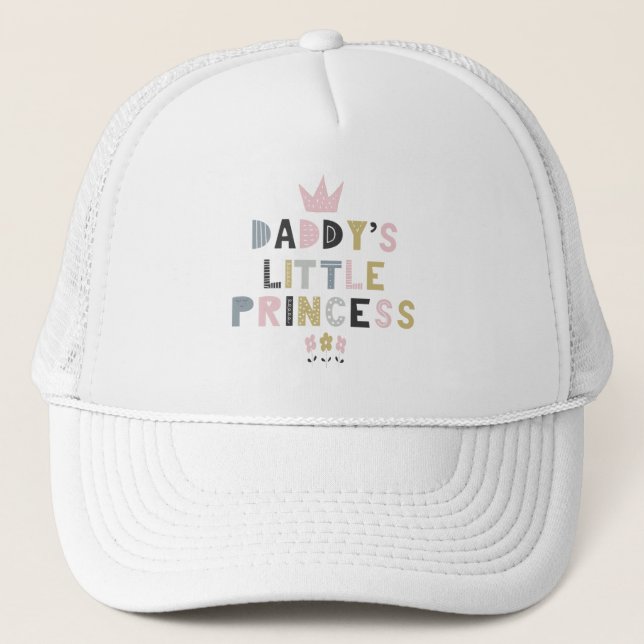 Daddy's Little Princess Trucker Hat (Front)