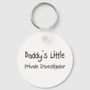 Daddy's Little Private Investigator Key Ring