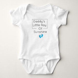 daddy's little ray of sunshine Daddy Baby Gift Bodysuit