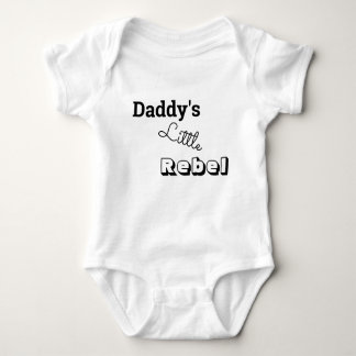 daddy's little rebel baby bodysuit