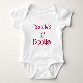 Daddy's Little Rookie Baby Bodysuit