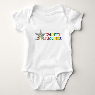 Daddy's little soldier baby bodysuit