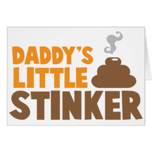 Daddy's little STINKER with cute poo
