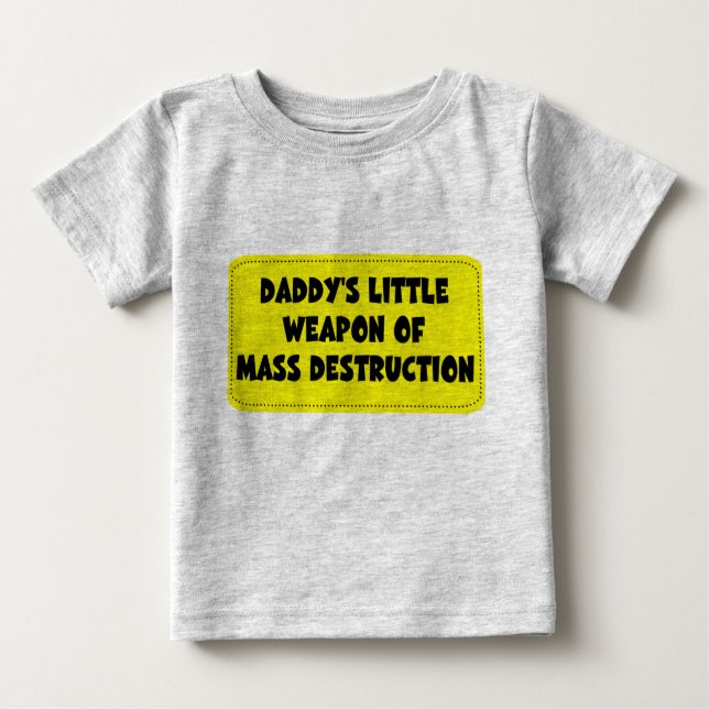Daddys Little WOMD Baby T-Shirt (Front)