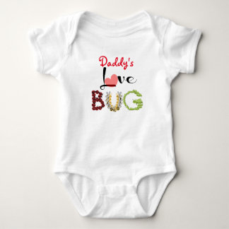 Daddy's Love Bug, Cute & personalised! Baby Bodysuit