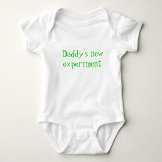 Daddy's new experiment baby bodysuit