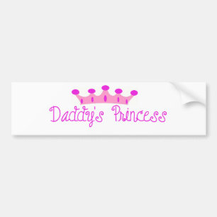 Daddy's Princess Bumper Sticker
