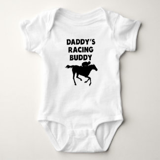 Daddy's Racing Buddy Baby Bodysuit
