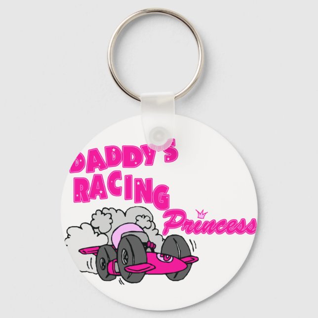 Daddy's Racing Princess Key Ring (Front)