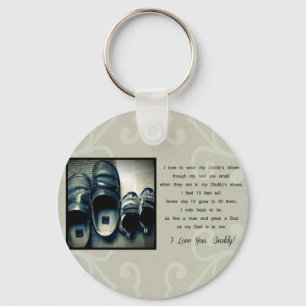 Daddy's Shoes Key Ring