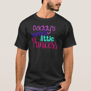 Daddy's Sweet Little Princess Cute Father Daughter T-Shirt