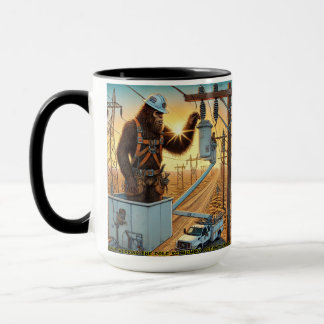 "Daddy's Workin’ the Pole" Mug