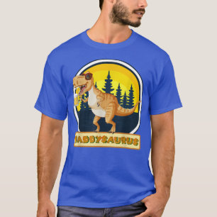 Daddysaurus Beer & Sunglasses TRe Funny Gift Fathe T-Shirt