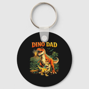 Daddysaurus Dinosaur Design For Fathers Day Funny Key Ring
