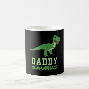 Daddysaurus Dinosaur T-Rex Dino Dad Father's Day Coffee Mug