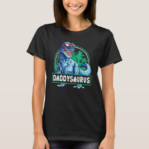 Daddysaurus Fathers Day Rex Dinosaur Daddysaurus M T-Shirt