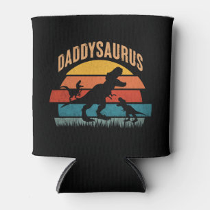 Daddysaurus - Funny Dinosaur Dad Gift Can Cooler