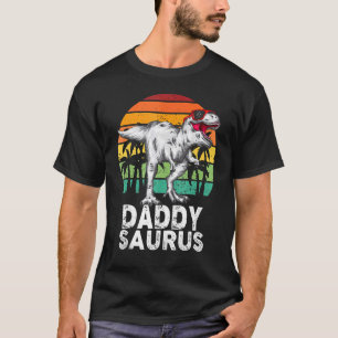 Daddysaurus Rex Dinosaur Dad Saurus Family Matchi T-Shirt