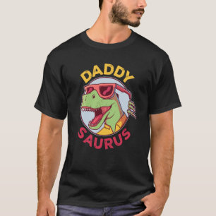 Daddysaurus Rex Dinosaur Daddy Saurus Family Match T-Shirt