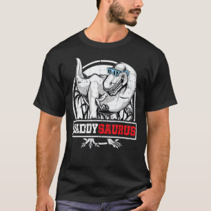 DaddySaurus rex Dinosaur Daddy Saurus Family T-Shirt