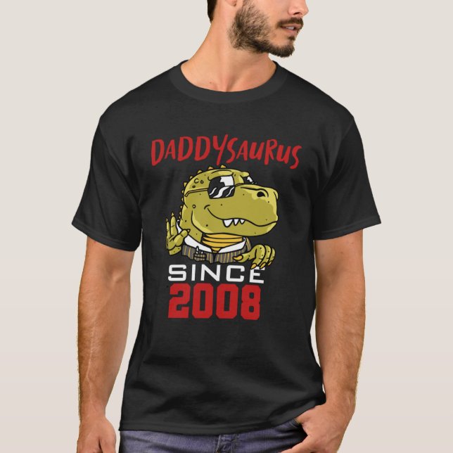 Daddysaurus since 2008 T-Shirt (Front)
