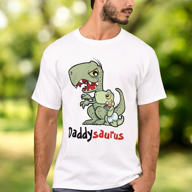 Daddysaurus T-Rex Baby Boy Father's T-Shirt (Daddysaurus T-Rex Baby Boy Father's T-Shirt)