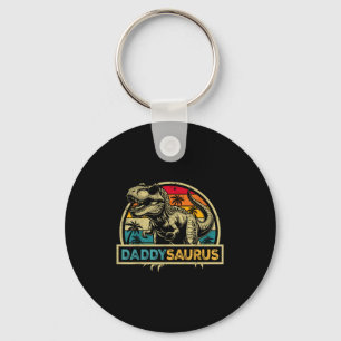 Daddysaurus T Rex Dinosaur Daddy Saurus Family Mat Key Ring