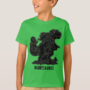 Daddysaurus T-Rex Dinosaur Graphic: Cute Father's T-Shirt