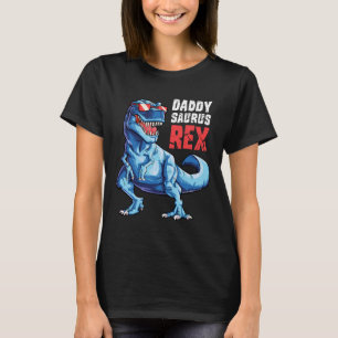 Daddysaurus T Shirt Fathers Day Gifts T Rex Daddy