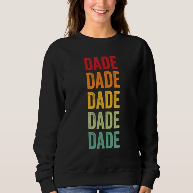 Dade County Missouri Rainbow Text Design Sweatshirt (Front)