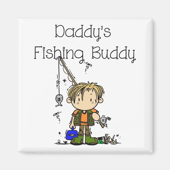 DADFISHINGBUDDY.png Magnet (Front)