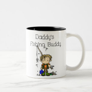DADFISHINGBUDDY.png Two-Tone Coffee Mug