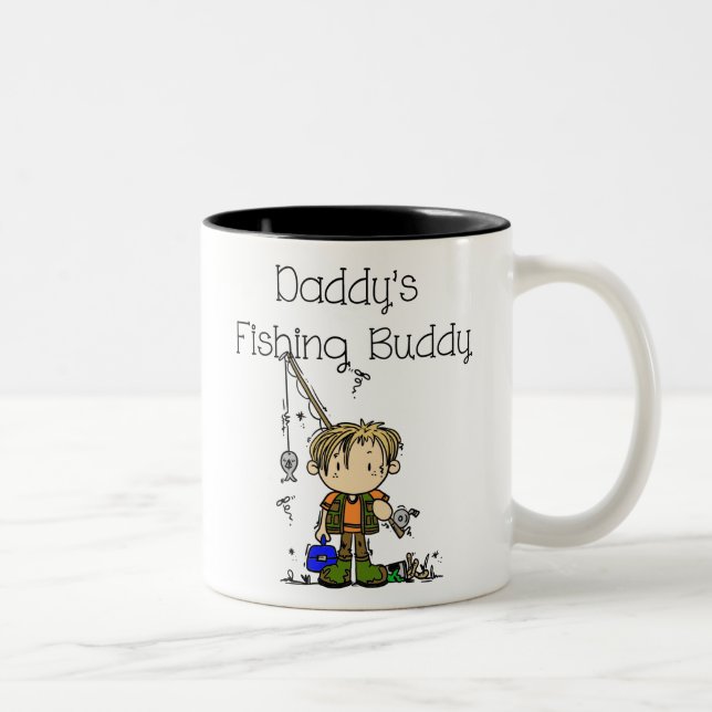 DADFISHINGBUDDY.png Two-Tone Coffee Mug (Right)