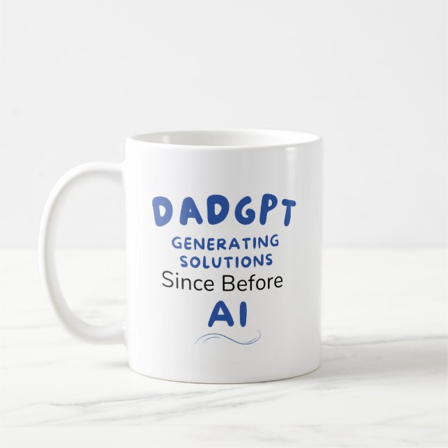 DadGPT Funny AI Dad  Coffee Mug (Left)