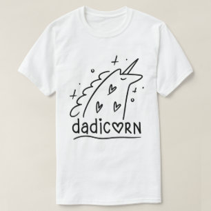 Dadicorn Funny Unicorn Dad Father's Day Gift T-Shirt
