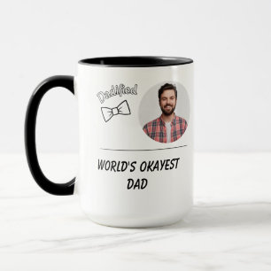 Dadified Funny Father's Day Bowtie Custom Photo Mug