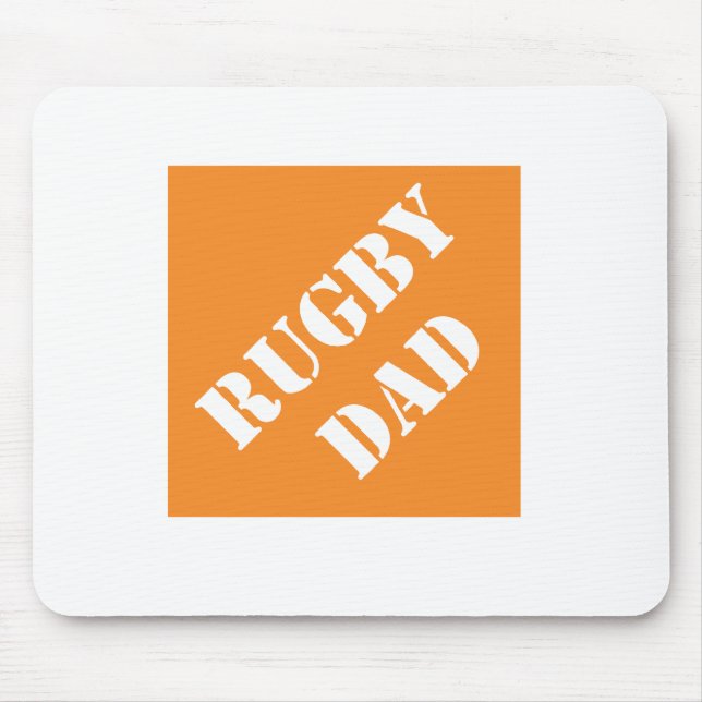 Dadisms Rugby Dad Mouse Pad (Front)