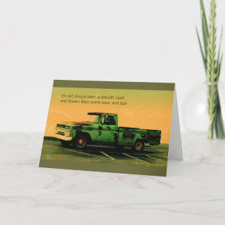 Dad's always there card