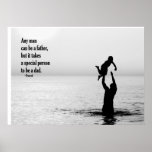 Dads are special poster<br><div class="desc">Any man can be a father,  but it takes a special person to be a dad.</div>