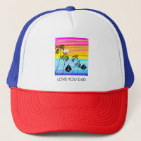 Dad's Awesome Tropical Sunset Sailing