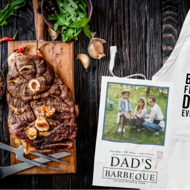 Dad's Barbeque | Father's Day BBQ Photo Towel (Creator Uploaded)