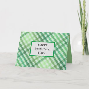 Dad's Birthday, Masculine, Happy Birthday Card