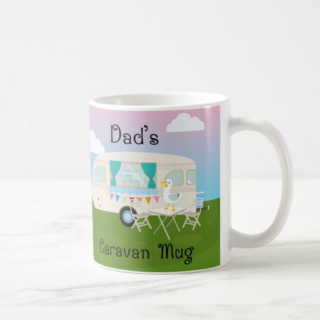 Dad's Caravan, White 11 oz Classic White Mug (Right)