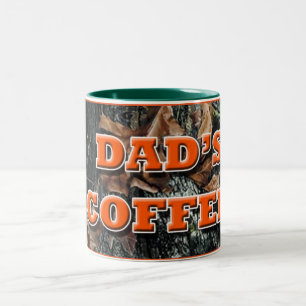 Dad's Coffee Camo Two-Tone Coffee Mug