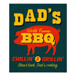 Dad's Cooking Photo Print