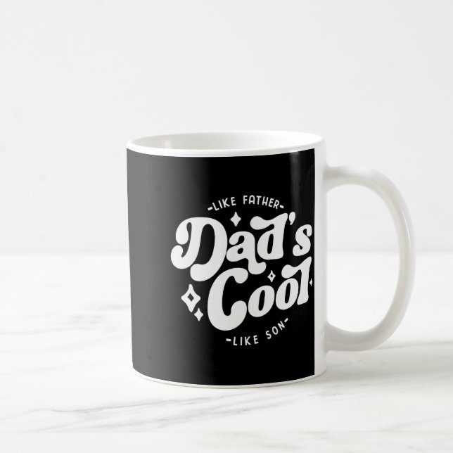 Dads Cool Funny Dad Matches Sons Cooler  Coffee Mug (Right)
