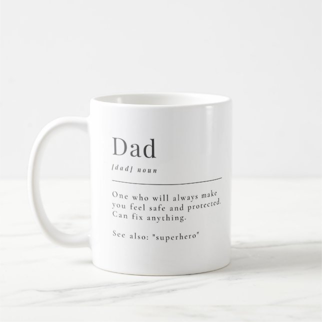 Dad's Definition Mug (Left)