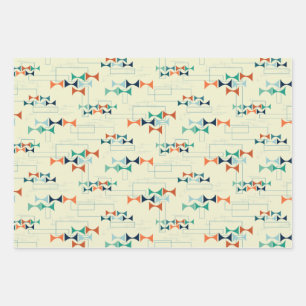 Dad's Den Lampshade Wrapping Paper Sheet