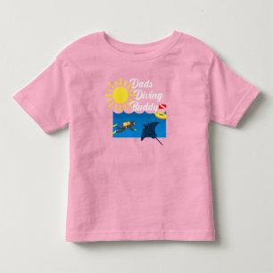 Dads Diving Buddy Design - Toddler Fine Jersey T-S T-Shirt